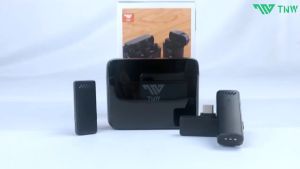 TNW A9 Mikrofon Lavalier Nirkabel dengan Digital Display Lapel Mini Microphone Dual Transmitter & 1 Receiver Pengurangan Kebisingan - Pernah pakai