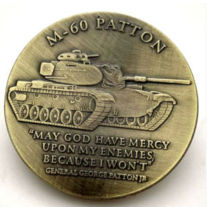 M-60 Patton Tank Copper Plated Souvenir Coin Military Fans US Army Commemorative Coin Collectible Gift