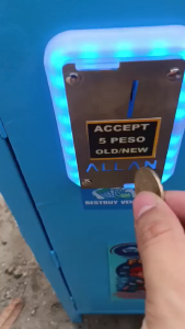 FOAM WASH METAL VENDING MACHINE