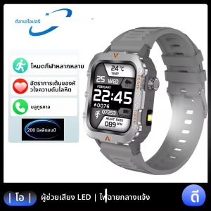 สมาร์ทนาฬิกาโอลา เอสปอร์เต้ไฟฉาย LED กลางแจ้งสมาร์ทวอทช์ 2025 อัตราการเต้นของหัวใจเลือดออกซิเจน/ความดันเครื่องวัดการนอนหลับนาฬิกากันน้ำ