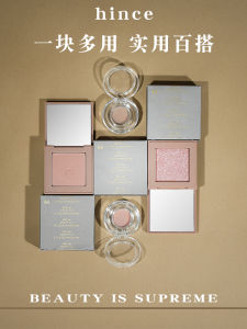 Phấn Má Hồng Mắt Hince Matte Single Color Portable Natural Earthly Lotus Pink V002 Phấn Mắt Dạng Bột Lâu Trôi