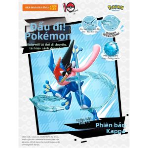JINGGUAN | Bộ Đồ Chơi Mô Hình Froakie Pikachu Có Bản Quyền