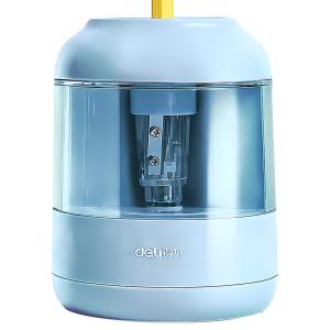 deli | Electric Pencil Sharpener Dual Power Supply