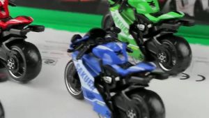 Mini 1:36 Hợp Kim Trở Lại Kéo Xe Máy Sốc Hấp Thụ Mát Mẻ Mô Hình Đồ Chơi