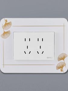 Acrylic Switch Cover Plate Luxury Minimalist Style for Living Room Bedroom 118 Type Light Socket Wall Sticker Home Decor