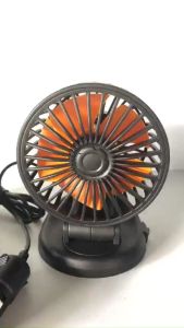 Quạt Đơn Mini Xoay 360 Độ Dùng Trên Ô Tô Xe Hơi  Bàn Làm Việc