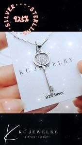 KC Jewelry S925 - Diamond Love Key Pendant