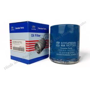 Lọc nhớt lọc dầu động cơ xe Hyundai I10 Kia Morning Accent Soluto Getz 1.1 (Mã: 2630002751/2630002752)