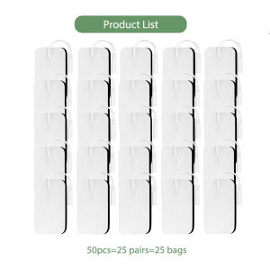 Miếng Dán Xung Điện Nhẹ Nhàng 5x9cm Miếng Đệm Điện Cực Có Thể Tái Sử Dụng 10/20/50/100 Cái Thư Giãn Cơ Bắp Trị Liệu Huyệt Đạo Để Chăm Sóc Cơ Thể Thư Giãn