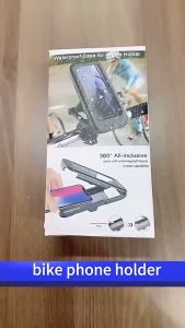 Waterproof Motorcycle Phone Holder Universal 360° Adjustable Bicycle Mobile Phone Mount M3