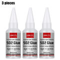 LOOLIFL 502 Mega-Klebstoff 20ml, 3-Sekunden-Schnell-Trocknungsklebstoff, Starke Klebstoffe, Kunststoff, Holzmöbel, Metall, Accessoires Acryl-Werbespray, Home Repair Klebstoff. 