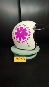 หมวกกันน็อค แนวคลาสสิค แนววินเทจ รหัสสินค้า M238 ฟรีไซด์ ตกประมาณ M