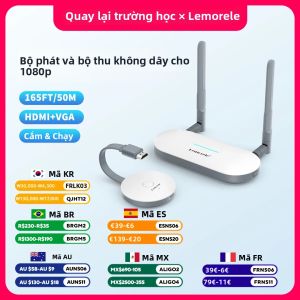 Lemorele | Bộ Thu Phát HDMI Không Dây Lemorele Bộ Chuyển Đổi Màn Hình Thu Phát Video Cho TV PC Màn Hình Máy Chiếu Có Bộ Mở Rộng