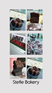 Stefies Dark Chocolate Brownies(Freshly and Homemade with Love) Individual Packed