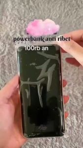 Mini power bank original branded 50000mah Portable charger Fast charging powerbank for iphone Full screen With LED light