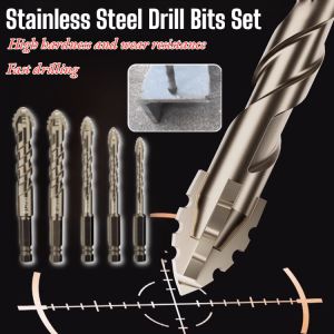 Hss Drill Bits Set Hardened High Speed Steel Drill Bit High Quality Concrete Twist Drilling Bits