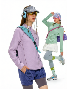 NOTHOMME | Áo Hoodie Tay Dài Chống Khuẩn Kháng Ẩm 5A Cho Nữ