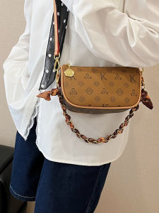 Elegant Fashionable Small Dumpling Print Handbag Womens Crossbody Bag Single Shoulder Bag Trendy Versatile 2025 New Style