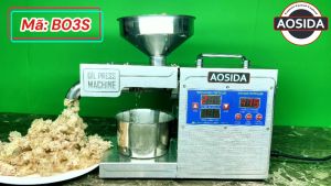 Máy ép dầu thực vật gia đình chuyên nghiệp thương hiệu Anh Quốc cao cấp Aosida B03S - Hàng Nhập Khẩu (Bảo Hành 12 Tháng)