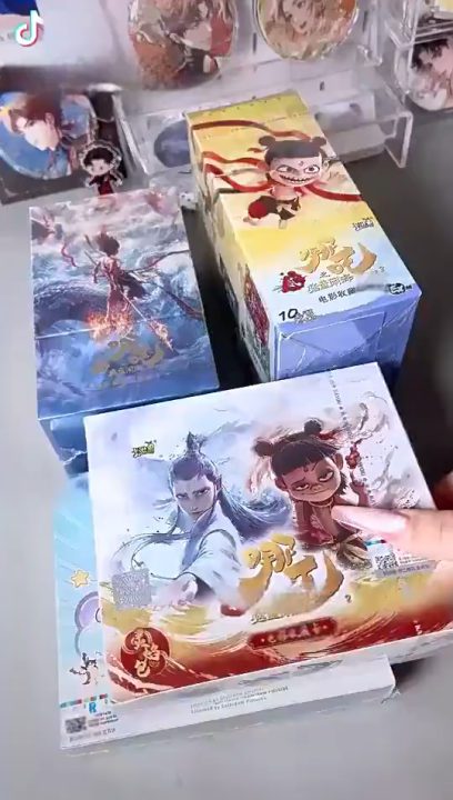 Kayou NeZha Card 100% Original 100%正品 哪吒卡片卡游哪吒之魔童闹海收藏卡 全新未拆封原装盒 ...