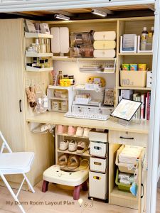 Student Desk Organizer Drawer Style Storage Box Shelf Study Supplies Organizer Dormitory Essential Good Stuff Storage Rack