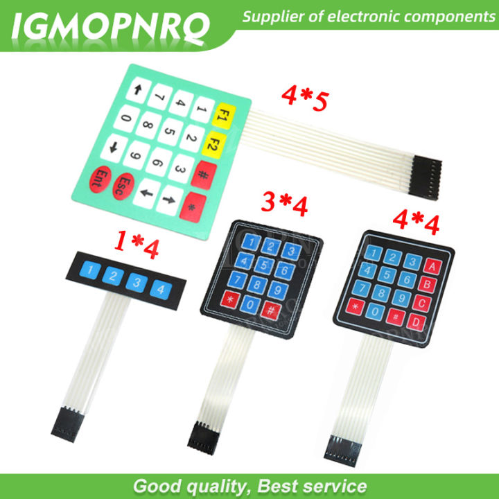4 12 16 20 Key 1*4 4*3 4*4 4*5 Membrane Switch Keypad 1x4 3x4 4x4 4x5 ...