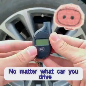 (มาใหม่) เครื่องวัดความดันลมยางแบบพวงกุญแจ ดิจิตอล ที่วัดความดันลมยางรถยนต์ พกพาสะดวก