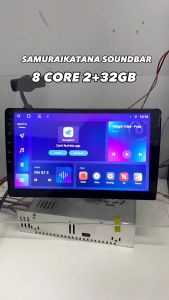 SAMURAIKATANA SOUNDBAR Newest Android Player Car Multimedia MP4 MP5 Player Kereta Octa Core 8 Core With Sim Card Slot Wifi Bluetooth AUX DSP Apple Carplay Android Auto