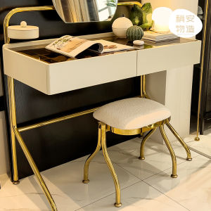 New Arrival Dressing Stool Chair Accessible Luxury Bedroom Soft Bag Small Apartment Piano Minimalist Modern Design