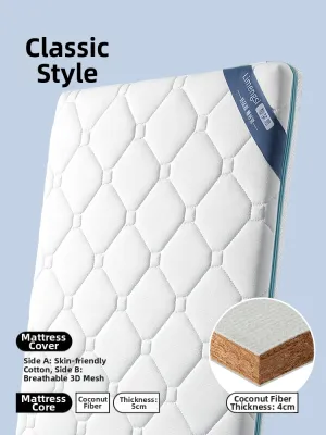LIMENGSI | Breathable All-Season Baby Mattress Natural Latex and Coconut Fiber