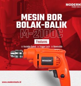 Mesin Bor 10mm M2100C MODERN 2 Arah   Bulak Balik