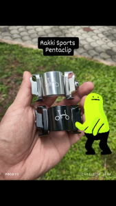 Rakki Sports Bike Saddle Pentaclip Seatpost Chuck Clip Titanium Alloy Use For Brompton Pline Cline Folding Bicycle