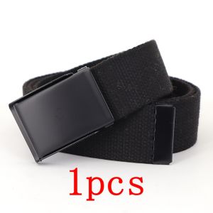 1pcs / 2 pcs Reversible Buckle Canvas Belt Trendy Casual Sports Outdoor Fabric for Jeans Men Women Teens Young Adults