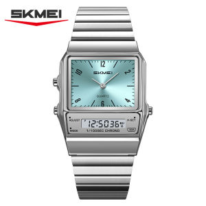 SKMEI 2632 Student Dual Display Luxury Watch for Men Womens Electronic Waterproof Chrono Mens Wristwatches Quartz Watches Reloj