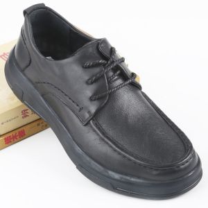 New Arrival Genuine Leather Mens Shoes Casual Breathable Soft Leather Soft Bottom Father Men Leather Shoes Full Cowhide Middle-Aged Dad Shoes Mens