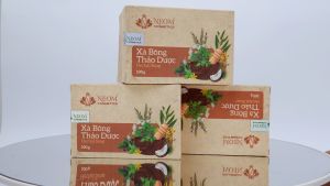 Xà Bông Thảo Dược Herbal Soap làm sạch thư giãn ngừa mụn