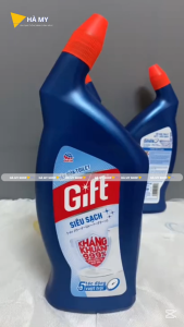 Nước Tẩy Toilet Gift 600ml – Tẩy Sạch Bồn Cầu Khử Mùi Diệt Khuẩn Hương Thơm Dễ Chịu
