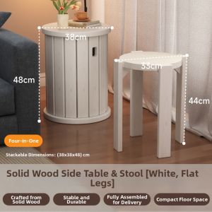FWTDF | Stackable Storage Ottoman Home