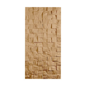BEIQIVI | PU Imitation Wood TV Background Decorative Panels With Mosaic Design