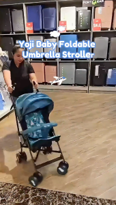 Yoji Baby Foldable Umbrella Stroller Adjustable Backrest & Canopy Baby to Kids Stroller 6 months+