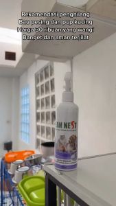 Penghilang Bau Pesing Clean Nest 250 ml Hewan Kucing Anjing