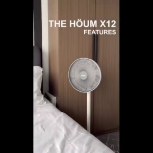 HOUM X12 Smart Circulator Fan DC Motor Energy Saving (12") WAH LEE STORE