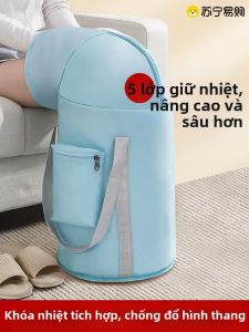 Bồn Ngâm Chân Gấp Ba Trong Một Có Thể Điều Chỉnh Nhiệt Độ Dùng Cho Gia Đình Ngâm Chân Và Tắm Chân 322E Largosia