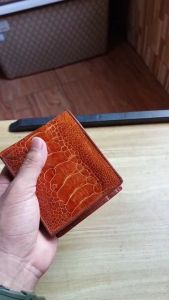 Very Cool And Pretty Ostrich leg Bi-Fold Wallet