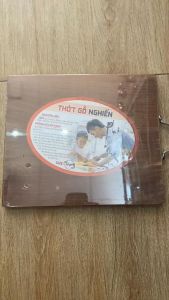 Thớt gỗ nghiến Tây Bắc hình chữ nhật để cắt thái đồ ăn