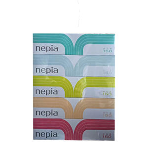 Nepia Classic Slim Fragrance Free Boxed Facial Tissue 150 Sheets*5P1 Pack 5 Boxes Price Vehicle Use Paper Towels