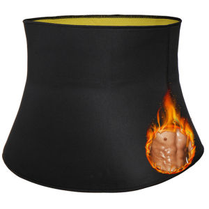 Men Body Shaper Sweat Waist Cinchers Trainer Belt Band Belly Compression Fat Burning Sauna Suit Abs Slimming Workout Shapewear