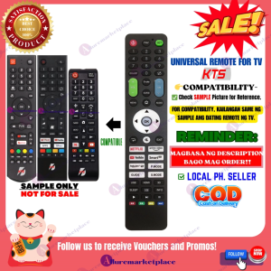 (Pls Read b4 u Order)- KTS Smart TV Remote Universal KTS Remote control TV for specific KTS only - Lazada
