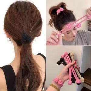 Simplicity Stretch Ponytail Rubber Hair Ties for Women Sweet High Elasticity Fashion Girl Head Rope Scrunchie Hair Accessories