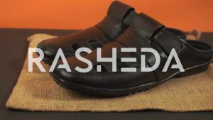 Sepatu Sandal Pria Kulit Rasheda Gr 14 Selop Tutong Big Size